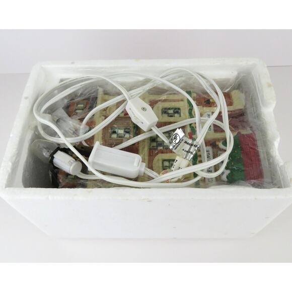 Dickens Keepsake Porcelain Lighted House Grand Hotel Café Lounge w/ Box 1994 - Picture 13 of 16